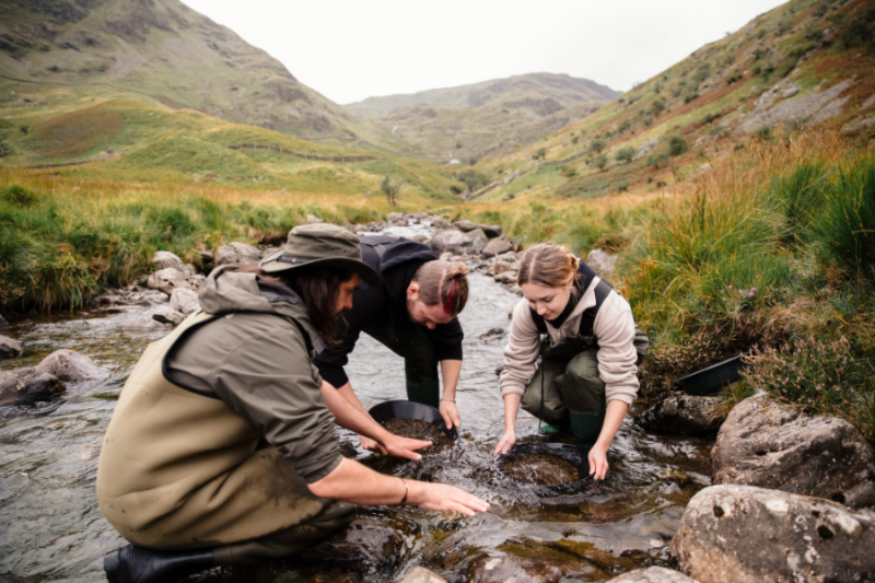 Gold Panning in Scotland Museum of Lead Mining